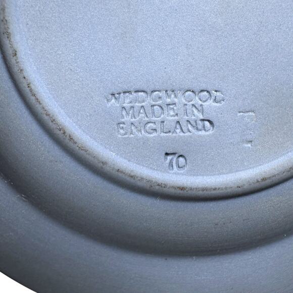 Vintage Wedgwood Jasperware Black Blue Ashtray Trinket Dish Aurora Saint Lot 2 - Picture 5 of 7